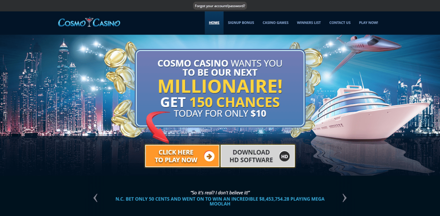 is cosmo casino legit