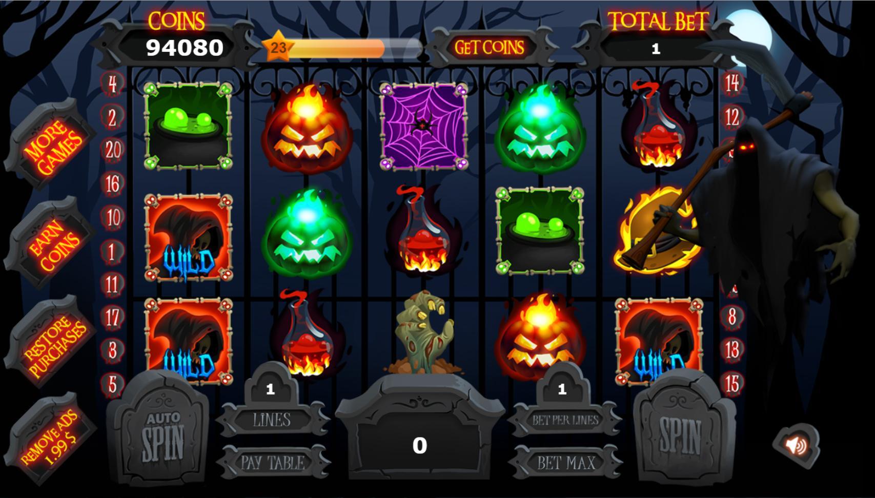 Halloween interface